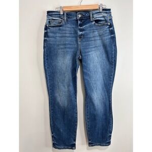 Judy Blue Boyfriend Fit Medium Wash Stretch Denim Jeans Size 15/32 High Rise